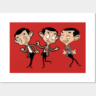 Mr Bean Moves Posters and Art